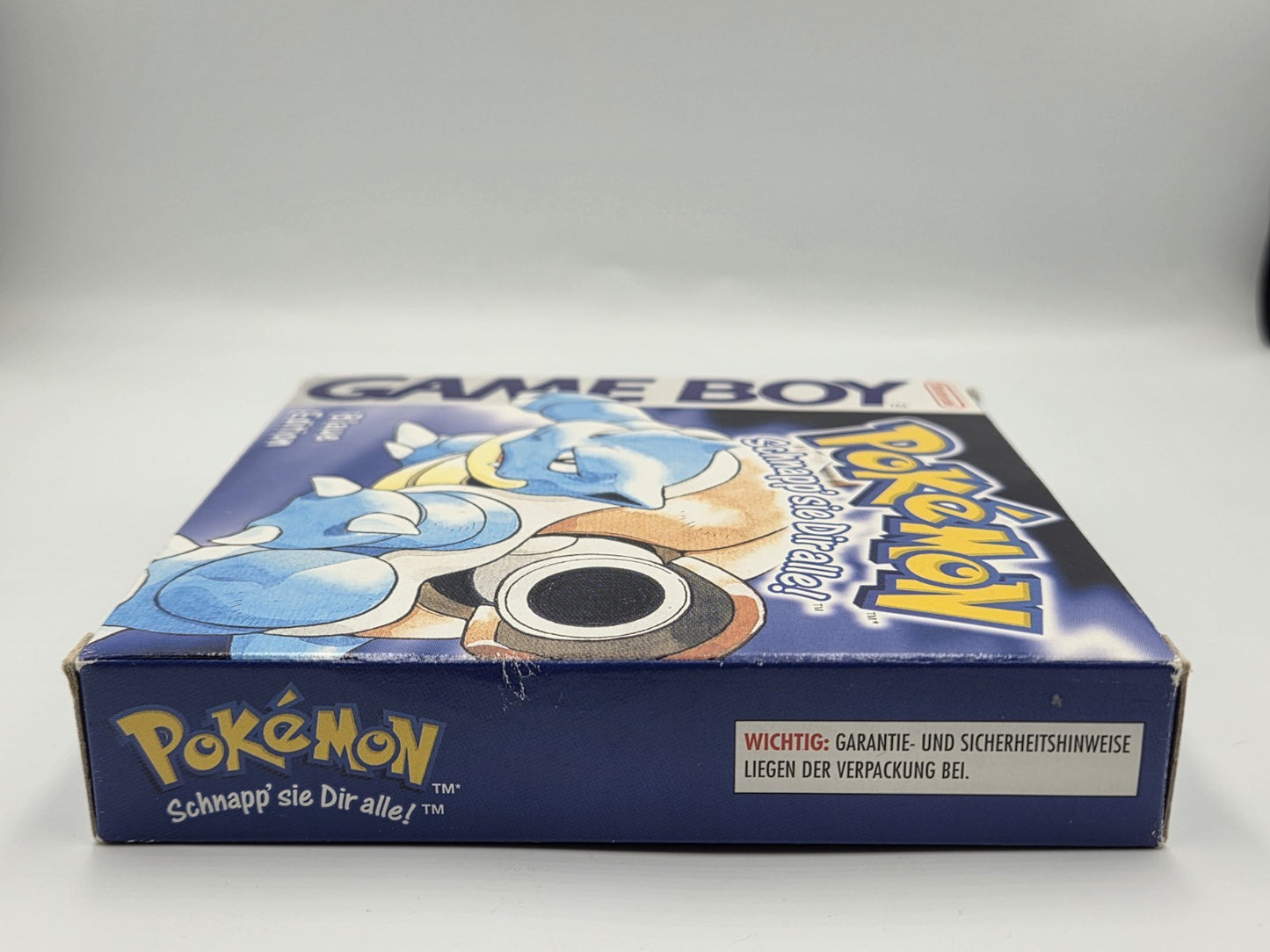 Nintendo Game Boy Pokemon Blaue Edition mit OVP und Anleitung NOE