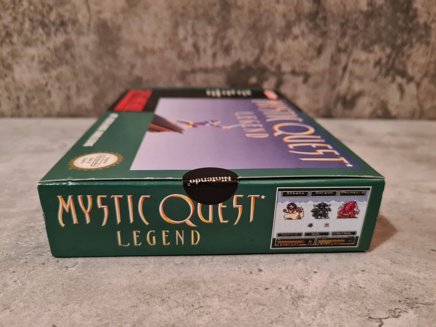 SNES Super Nintendo Mystic Quest Legend mit OVP und Anleitung + Poster HOL - T-Retro-Games
