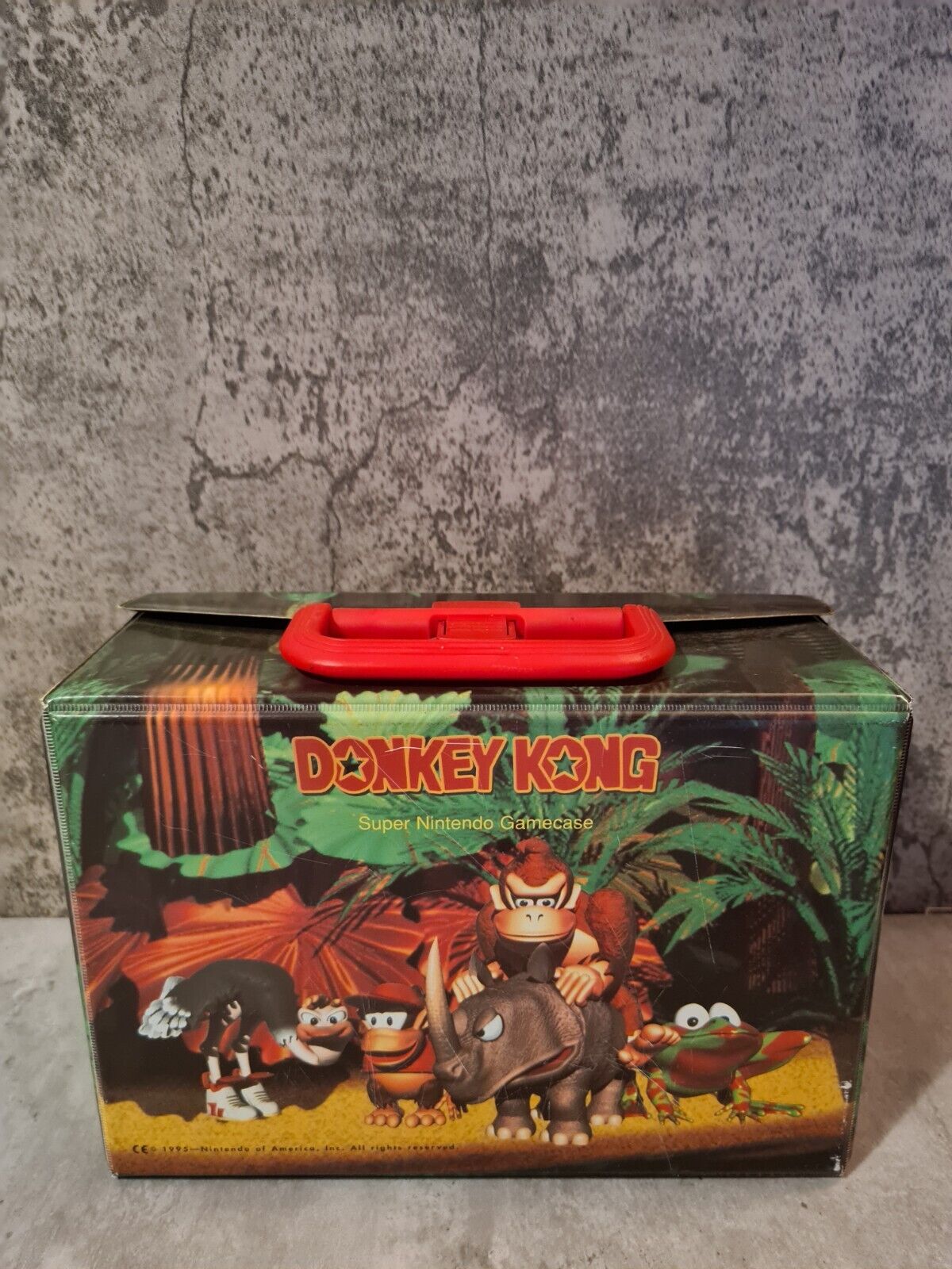 SNES Super Nintendo Koffer Case Donkey Kong Country - T-Retro-Games