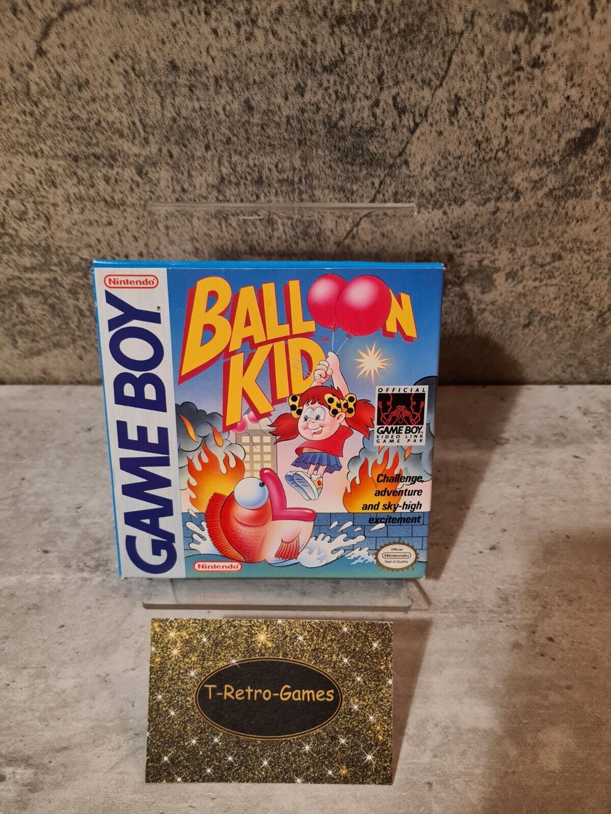 Nintendo Game Boy Classic Balloon Kid mit OVP und Anleitung USA/FAH - T-Retro-Games