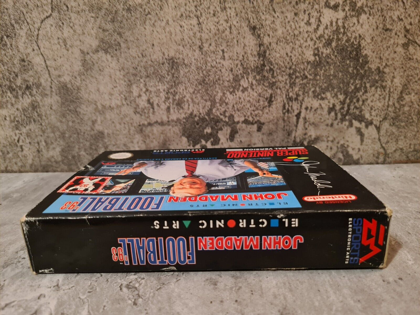 SNES Super Nintendo John Madden Football 93 mit OVP und Anleitung ESP - T-Retro-Games