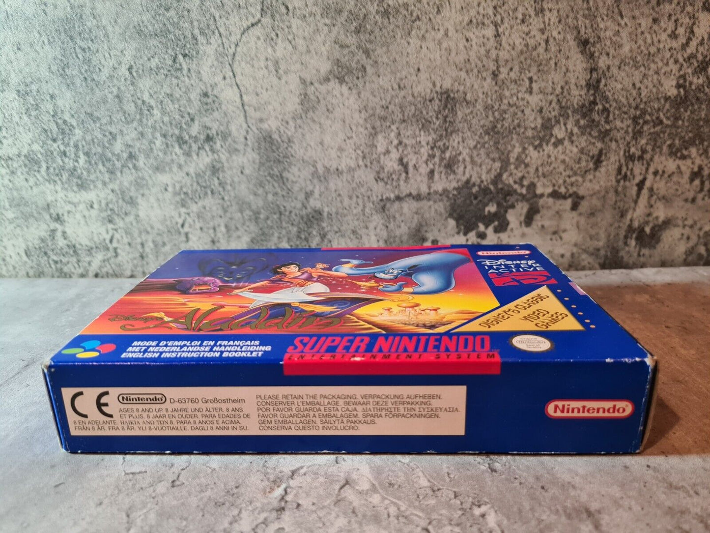 SNES Super Nintendo Disney's Aladdin mit OVP und Anleitung FAH - T-Retro-Games