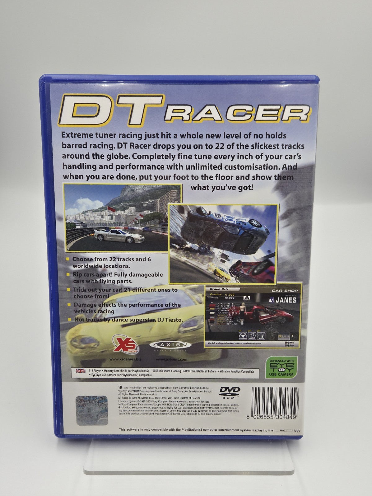 PS2 Playstation 2 DT Racer mit OVP und Anleitung Englisch