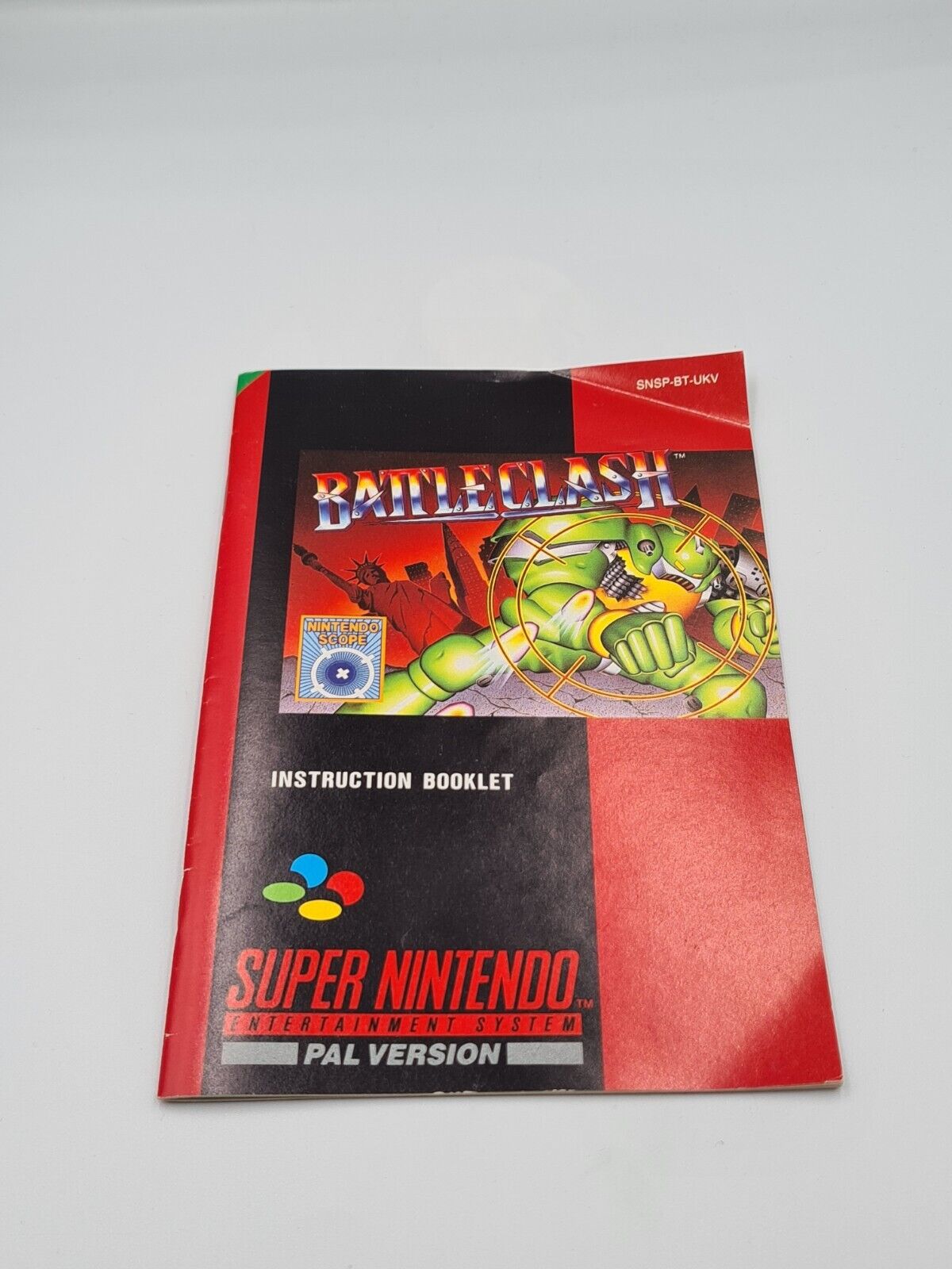 SNES Super Nintendo Battleclash mit OVP und Anleitung UKV - T-Retro-Games