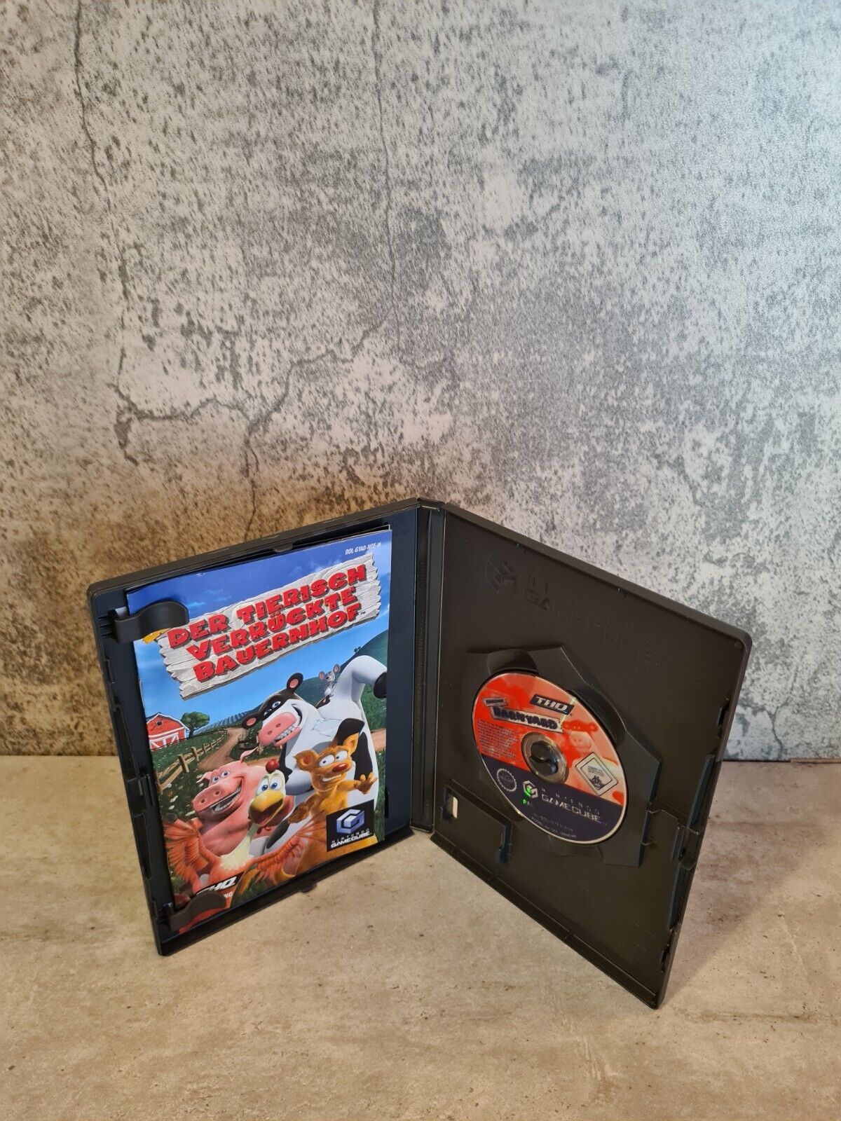 Nintendo GameCube Der Tierisch Verrückte Bauernhof mit OVP und Anleitung NOE