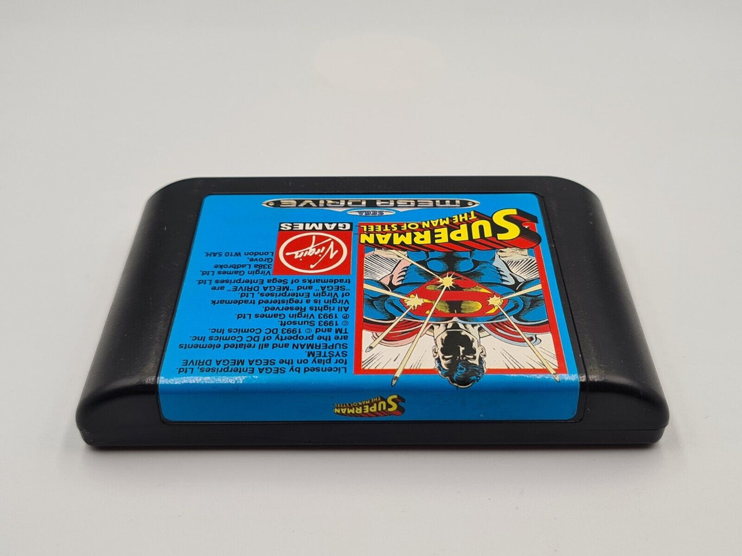 Sega Mega Drive Superman The Man of Steel mit OVP und Anleitung Multi Language - T-Retro-Games