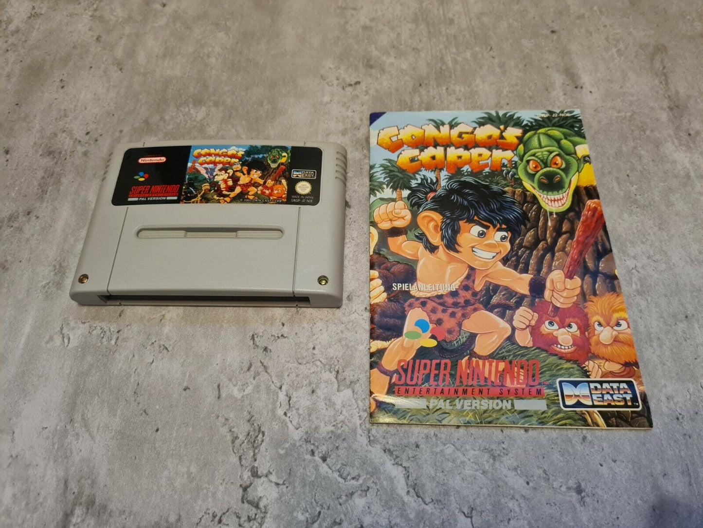 SNES Super Nintendo Congo's Caper mit OVP und Anleitungen NOE - T-Retro-Games