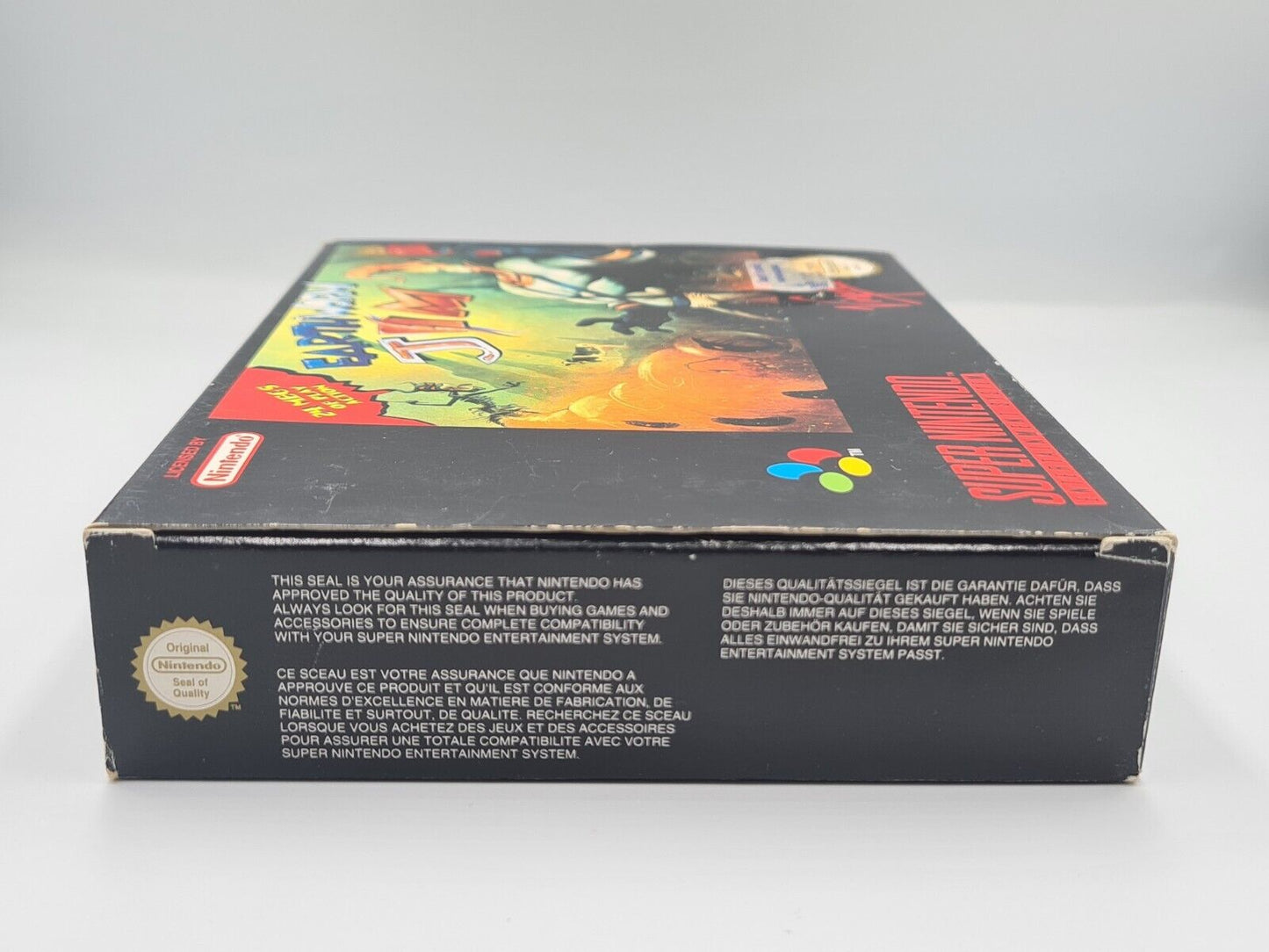SNES Super Nintendo Earthworm Jim mit OVP und Anleitung EUR - T-Retro-Games