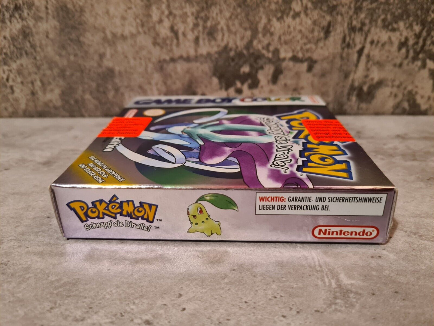 Nintendo Game Boy Color Pokemon Kristall Edition mit OVP und Anleitung NOE - T-Retro-Games