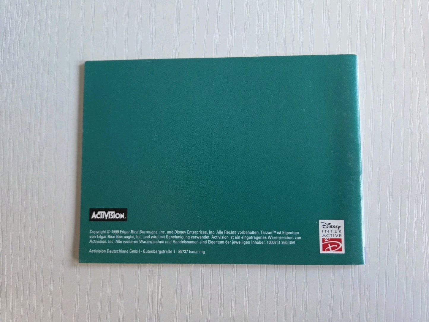 Nintendo Game Boy Color Spielanleitung Disney's Tarzan NOE