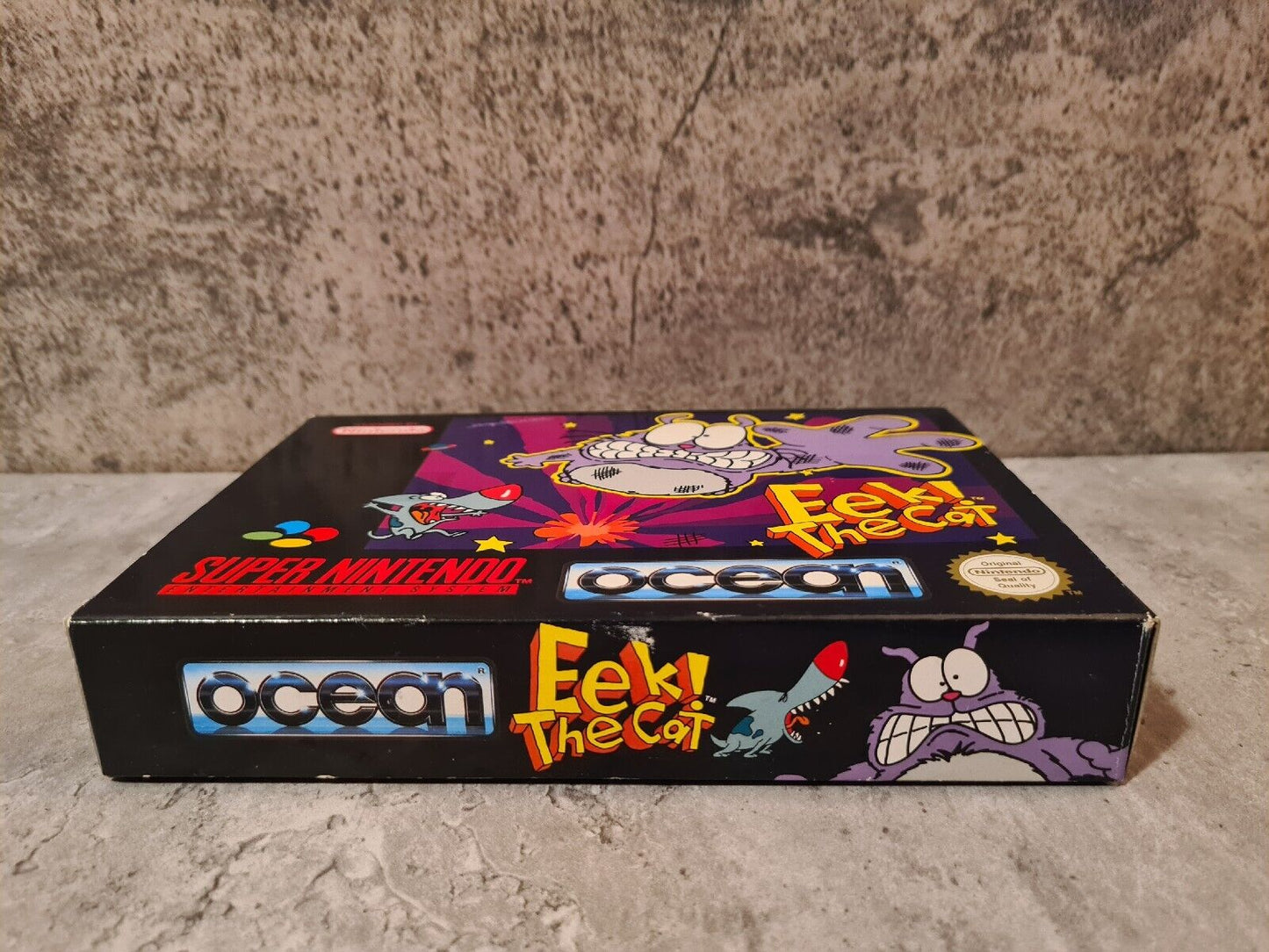 SNES Super Nintendo Eek The Cat mit OVP und Anleitung UKV - T-Retro-Games