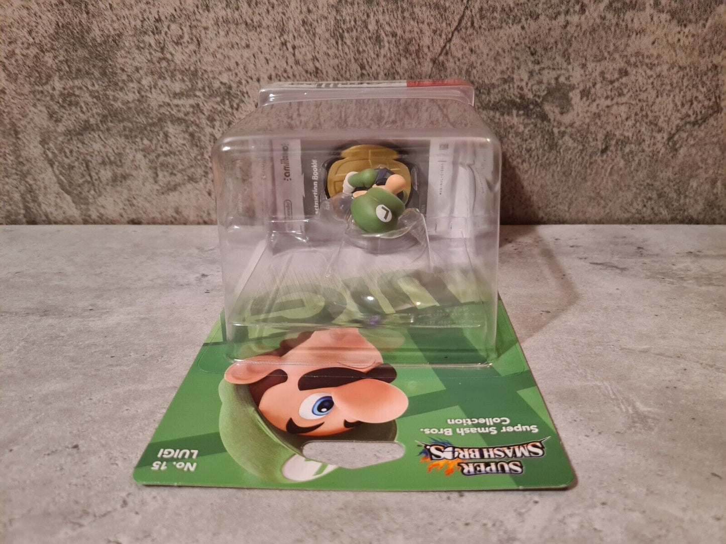Amiibo Sammlerfigur Super Smash Bros. Collection Luigi NO. 15 Neu New Sealed - T-Retro-Games