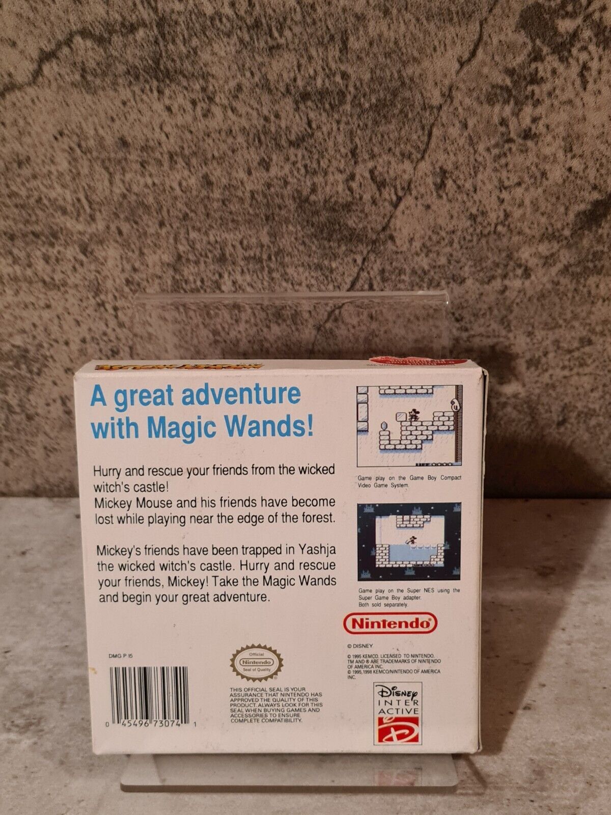 Nintendo Game Boy Classic Mickey Mouse Magic Wands! mit OVP und Anleitung USA - T-Retro-Games