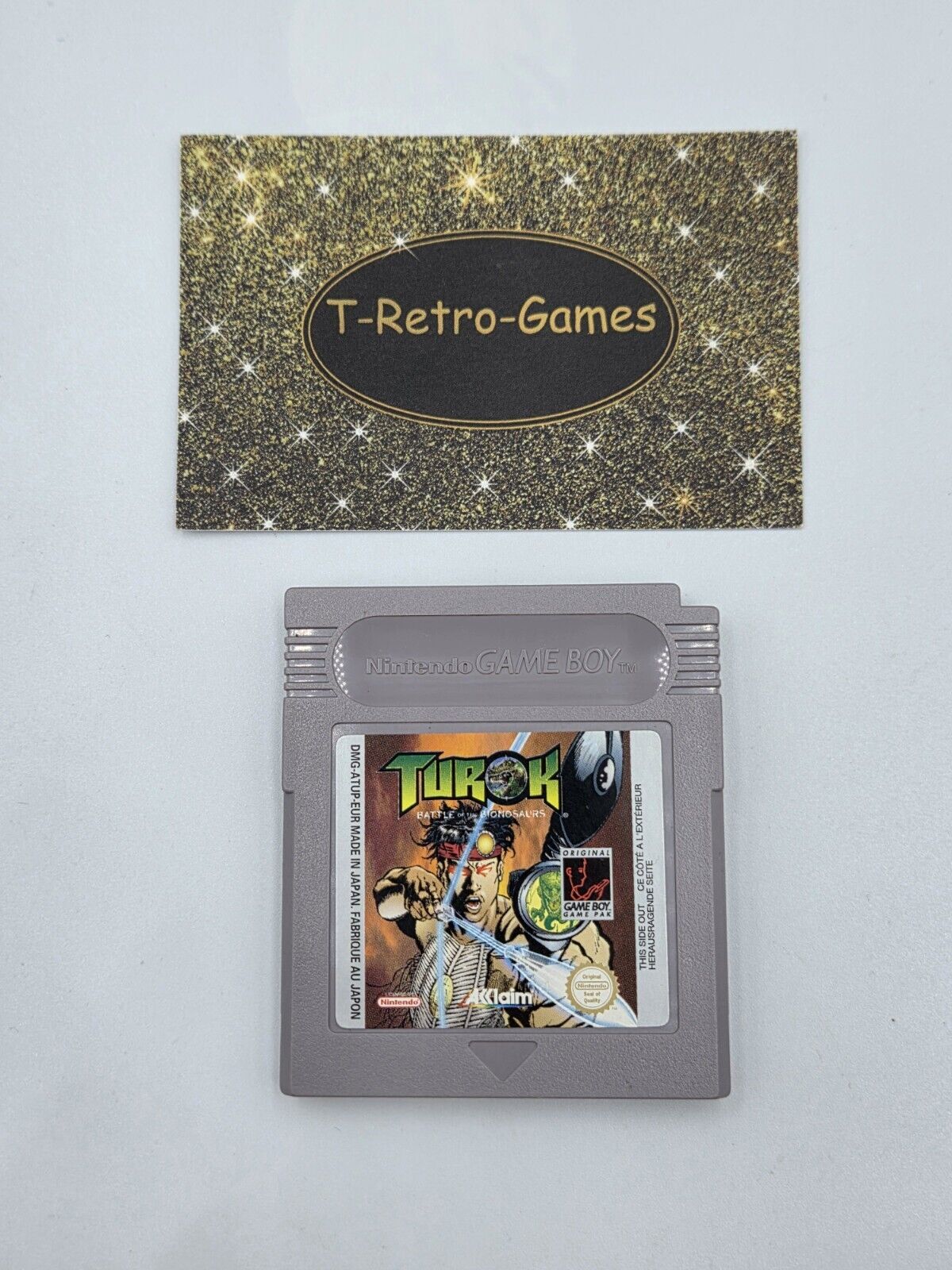 Nintendo Game Boy Classic Spiel Turok Battle of The Bionosaurs Modul EUR - T-Retro-Games
