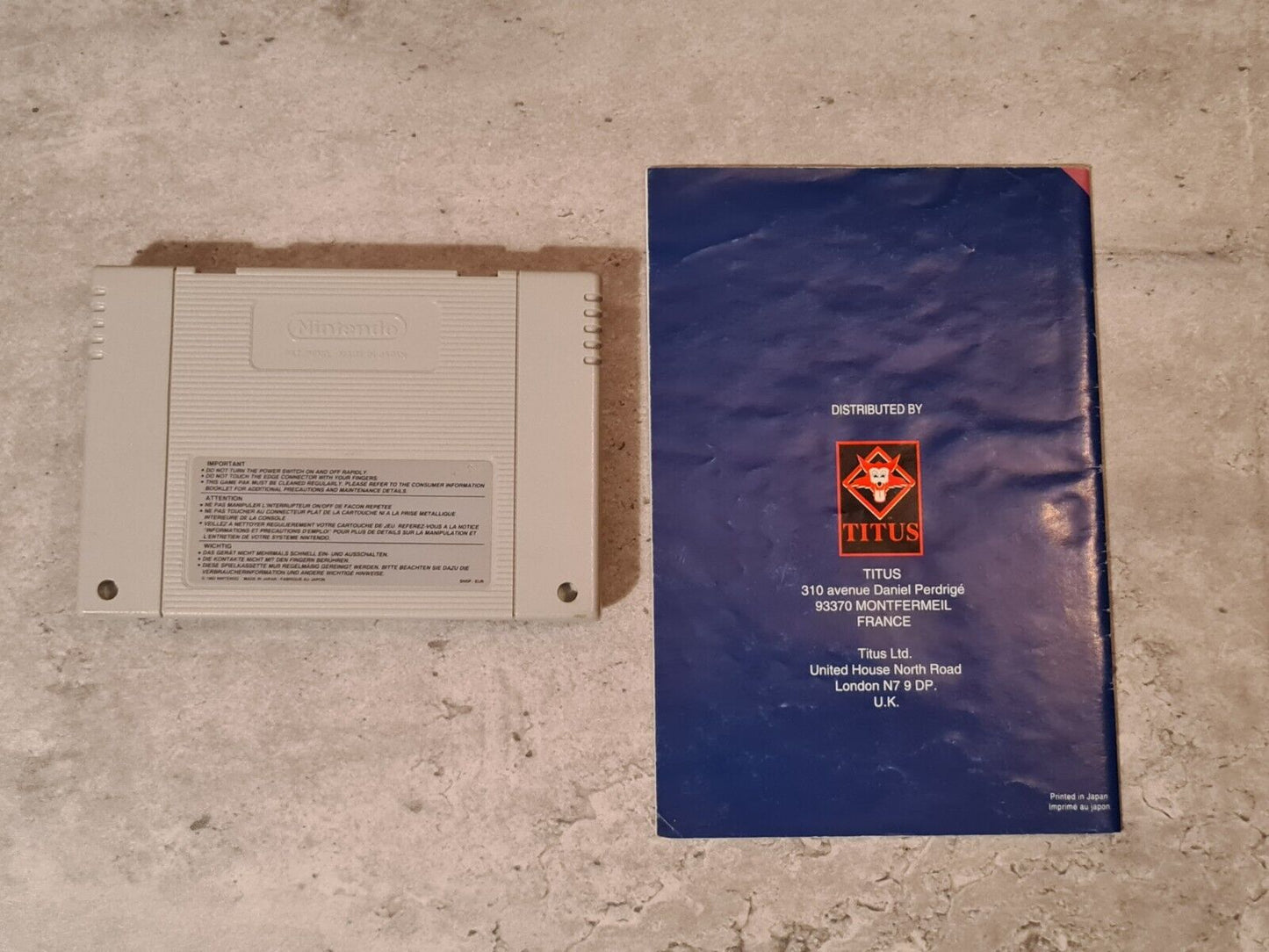 SNES Super Nintendo Oscar mit OVP und Anleitung EUR - T-Retro-Games