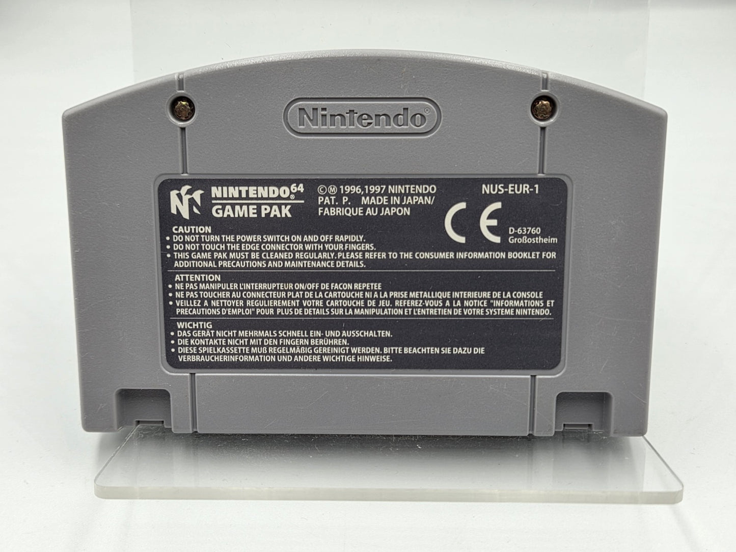 N64 Nintendo 64 Gex 3 Deep Cover Gecko Modul EUR