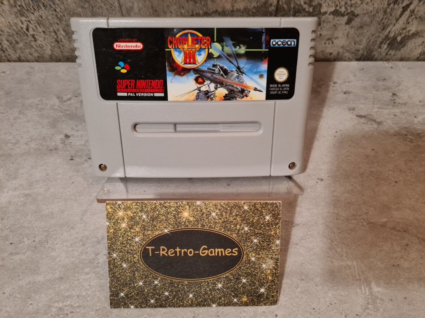 SNES Super Nintendo Choplifter III Modul FRG - T-Retro-Games