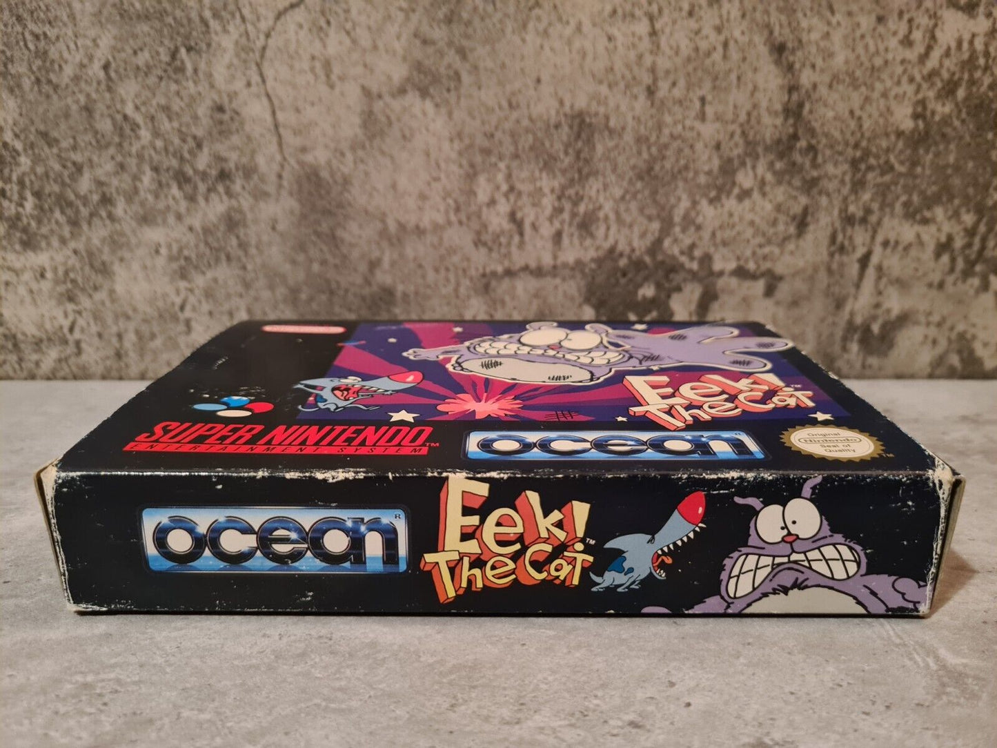 SNES Super Nintendo Eek The Cat mit OVP und Anleitung UKV - T-Retro-Games
