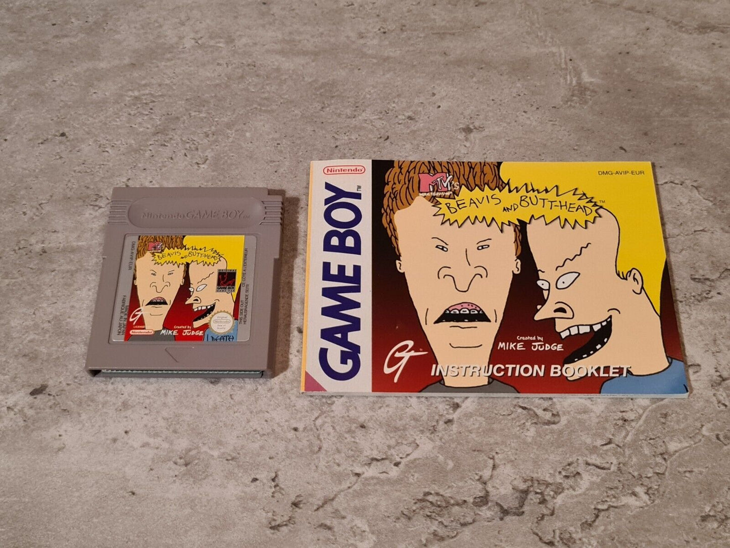 Nintendo Game Boy Classic Beavis and Butt-Head mit OVP und Anleitung EUR - T-Retro-Games