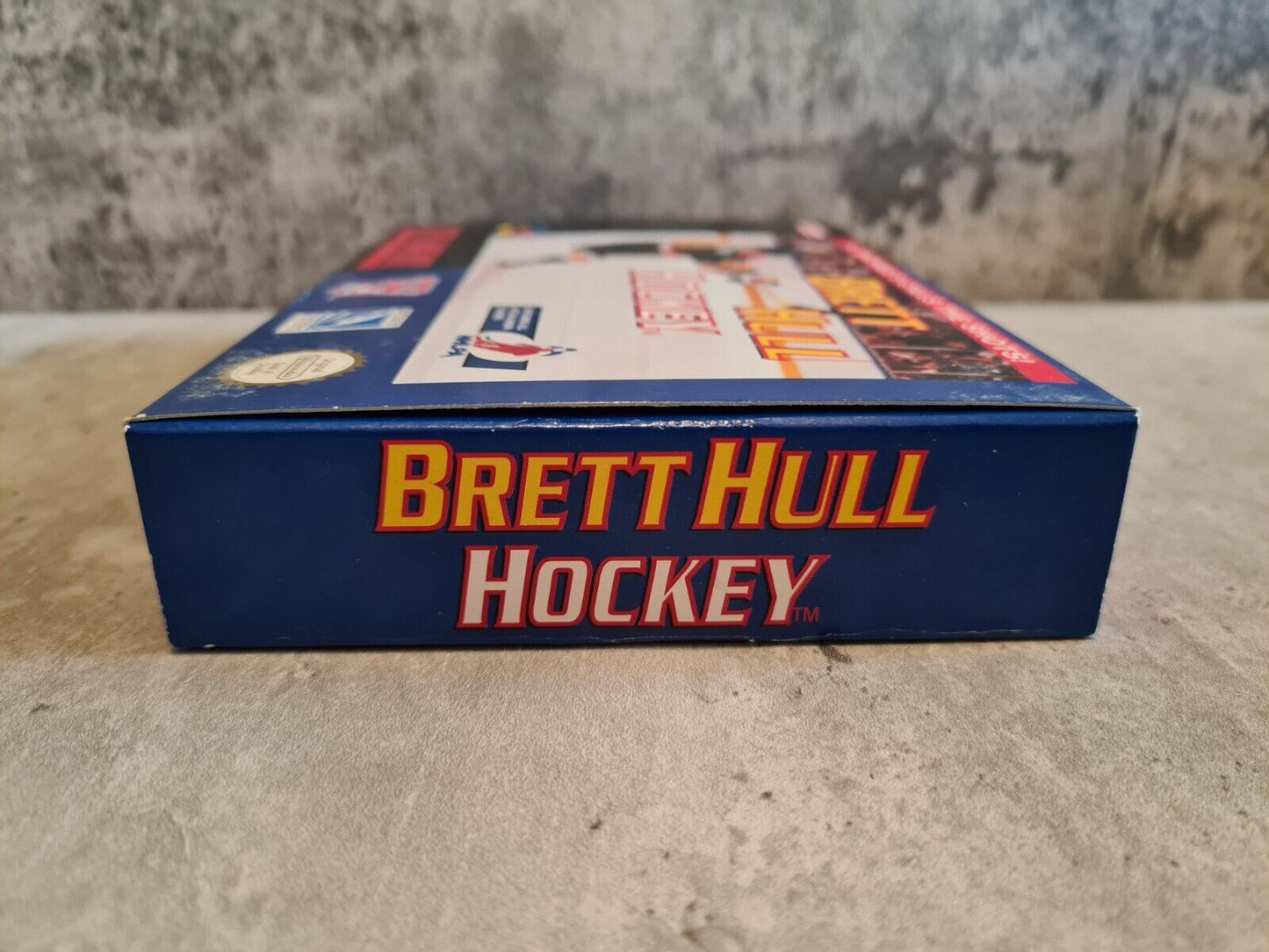 SNES Super Nintendo Brett Hull Hockey mit OVP und Anleitung EUR - T-Retro-Games
