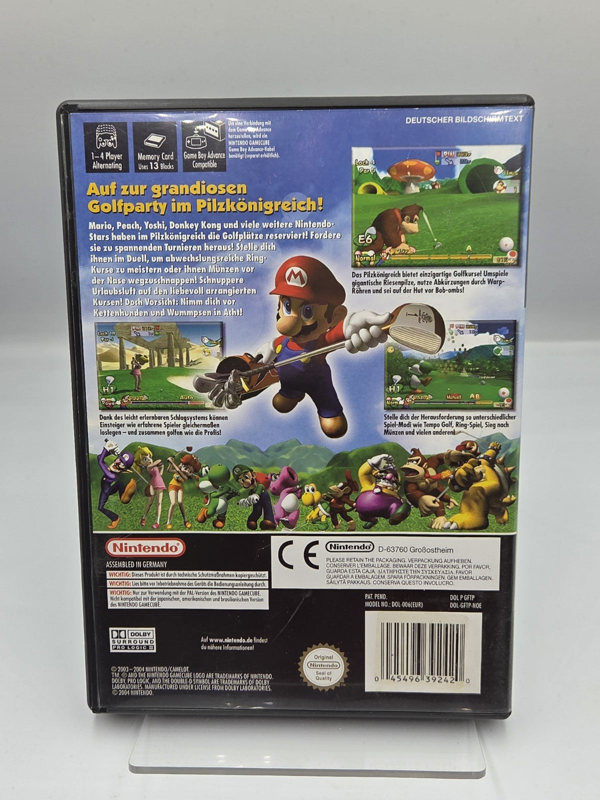 Nintendo GameCube Mario Golf Toadstool Tour mit OVP und Anleitung NOE - T-Retro-Games