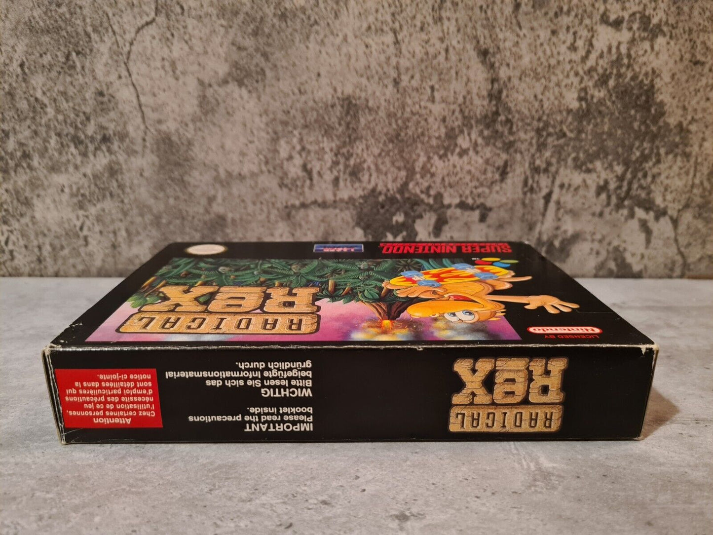SNES Super Nintendo Radical Rex mit OVP und Anleitung EUR - T-Retro-Games