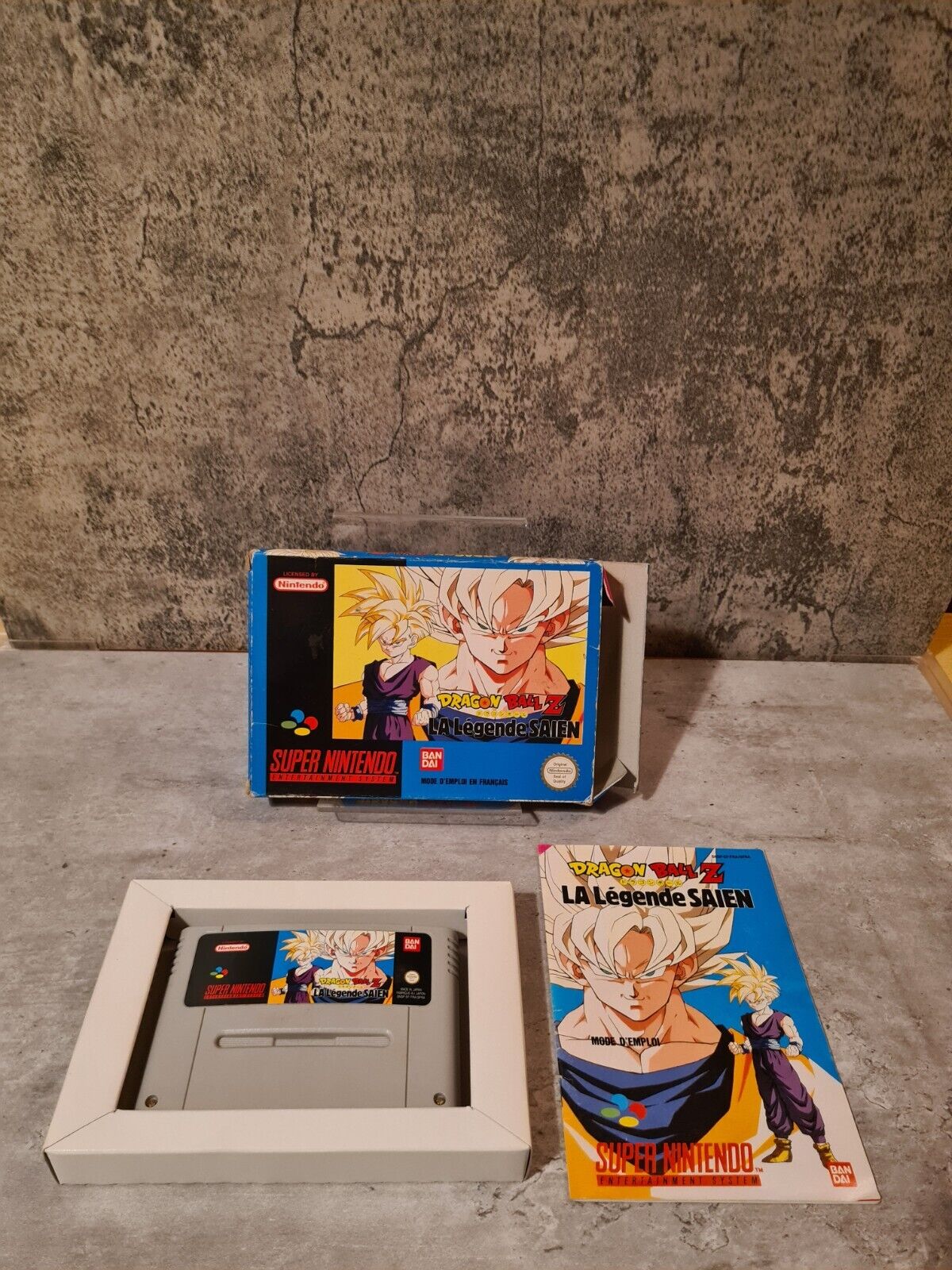 SNES Super Nintendo Dragon Ball Z La Legende Saien mit OVP und Anleitung FRA - T-Retro-Games