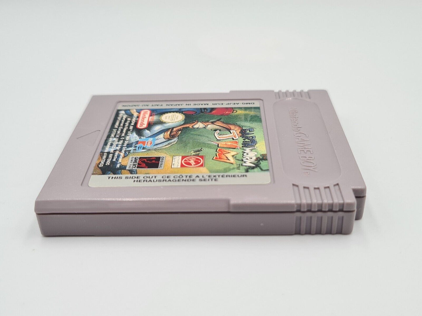 Nintendo Game Boy Classic Spiel Earthworm Jim Modul EUR - T-Retro-Games