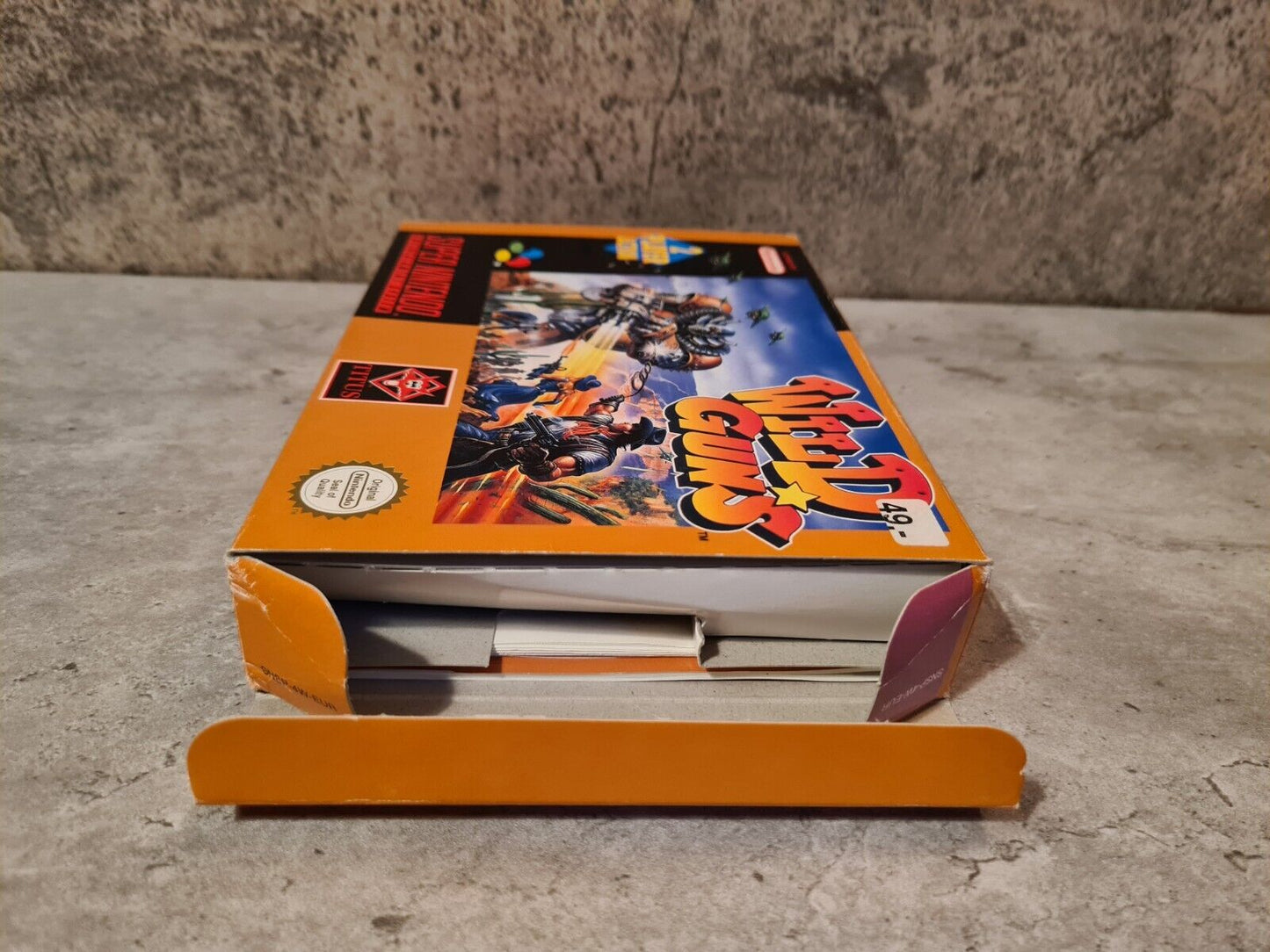 SNES Super Nintendo Wild Guns mit OVP und Anleitung EUR