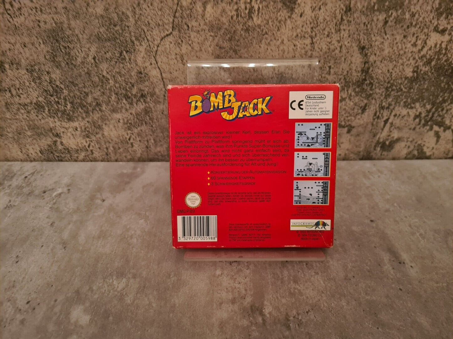 Nintendo Game Boy Bomb Jack mit OVP und Anleitung NOE - T-Retro-Games