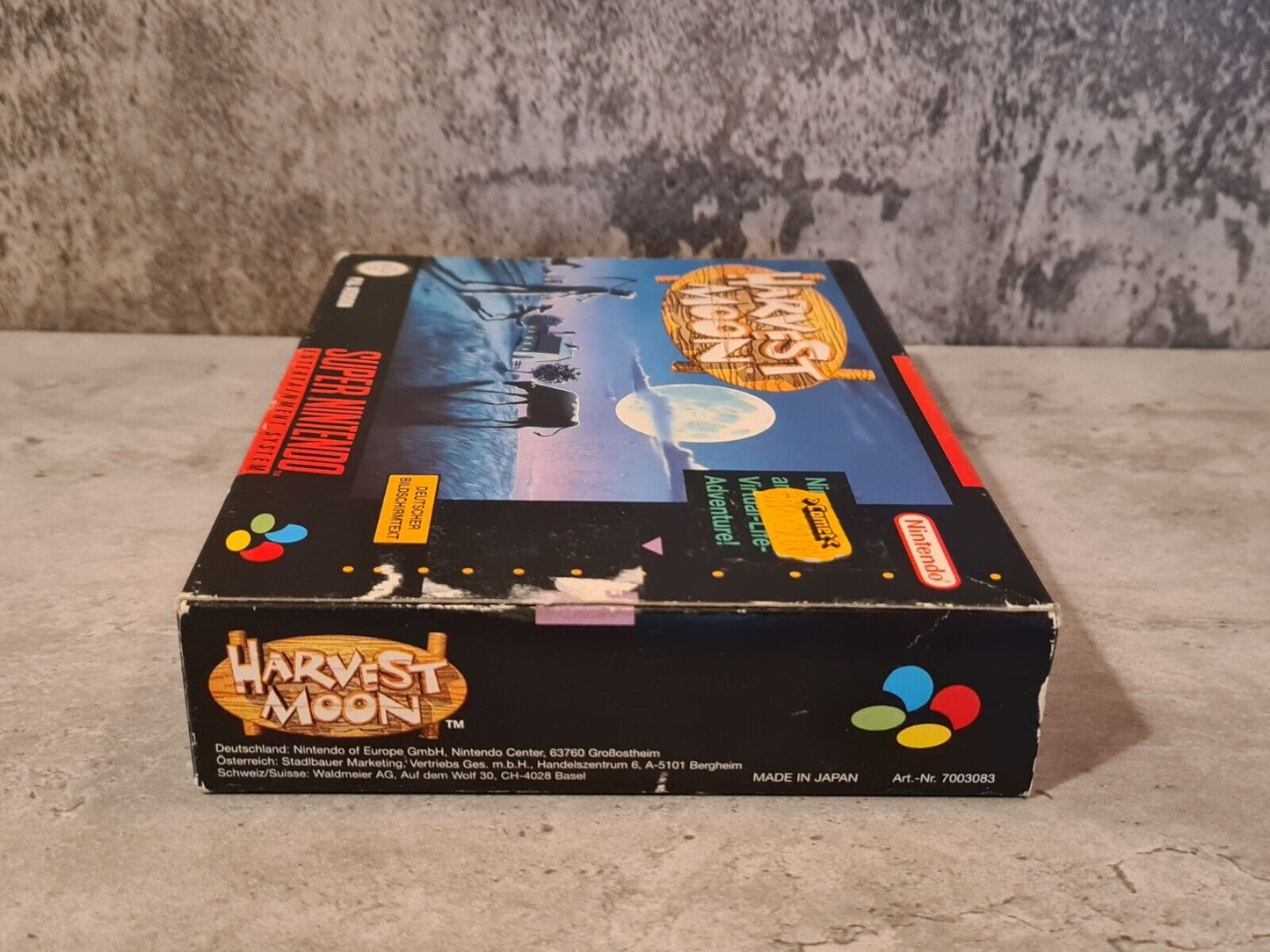 SNES Super Nintendo Harvest Moon mit OVP und Anleitung NOE - T-Retro-Games