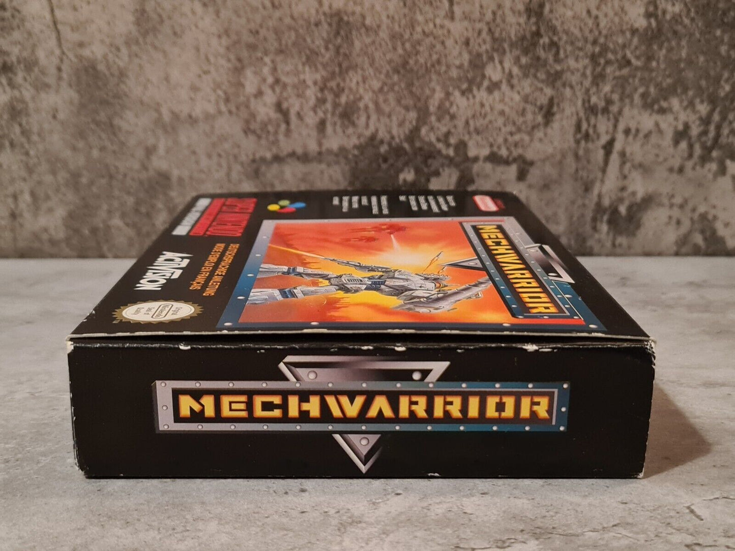 SNES Super Nintendo Mechwarrior mit OVP und Anleitung FRG/SFRG - T-Retro-Games