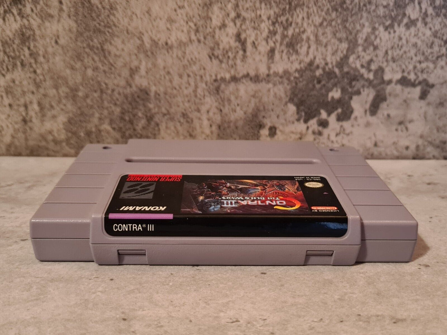 SNES Super Nintendo Contra III The Alien Wars mit OVP und Anleitung NTSC-USA - T-Retro-Games