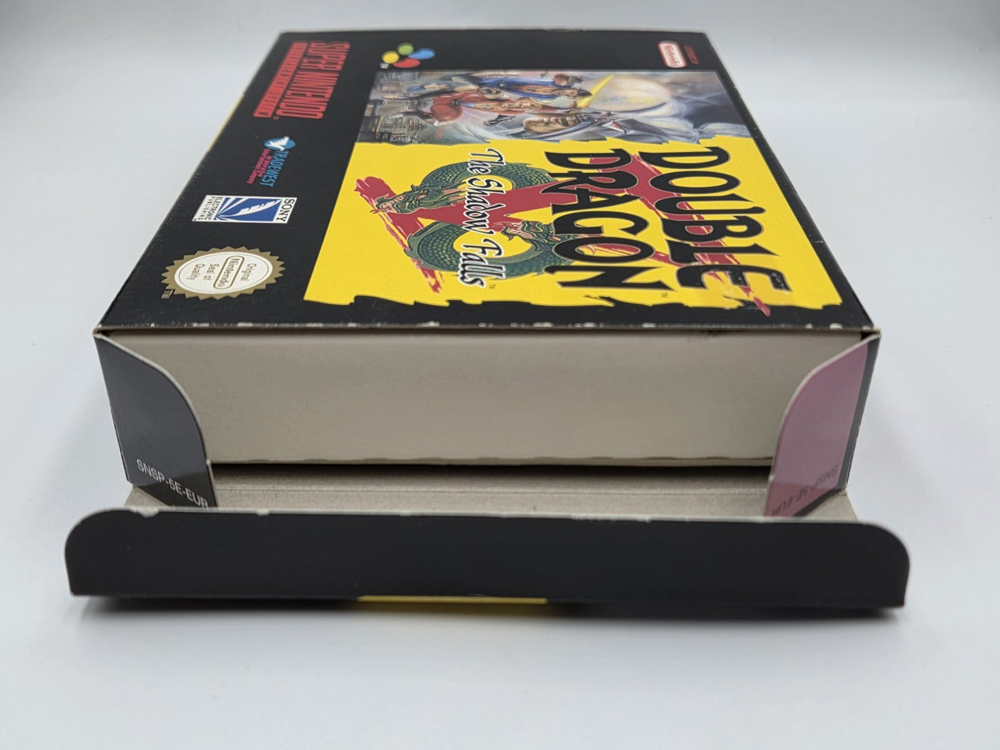 SNES Super Nintendo Double Dragon V The Shadow Falls mit OVP und Anleitung EUR