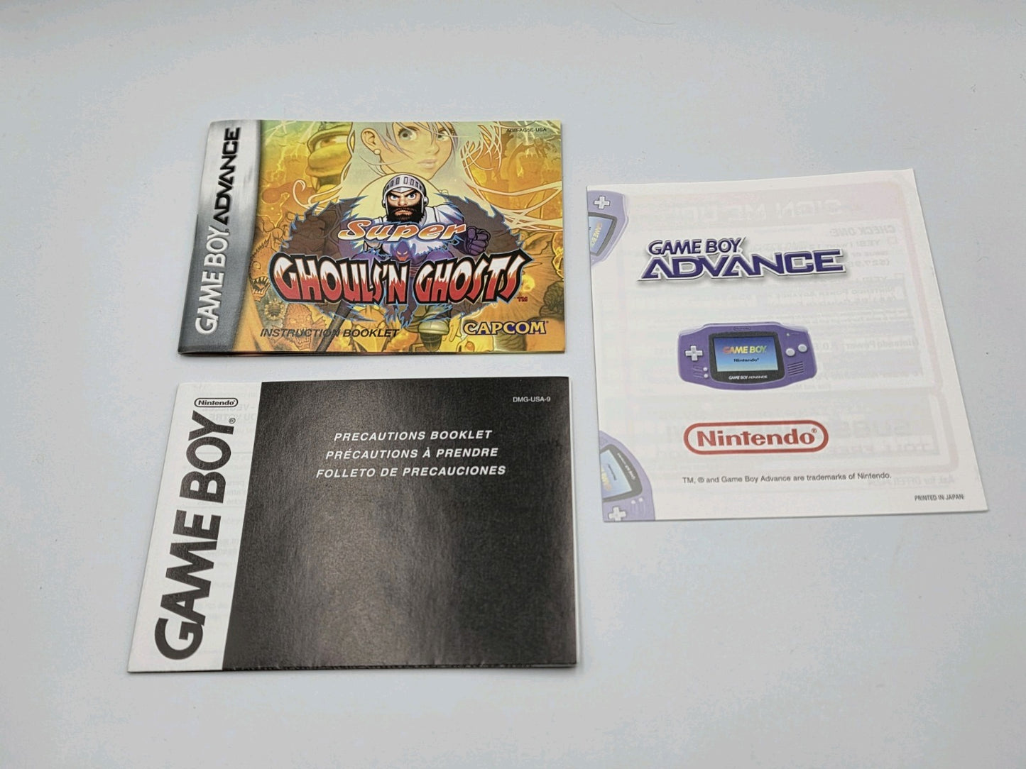 Nintendo Game Boy Advance Super Ghouls'N Ghosts mit OVP und Anleitung USA