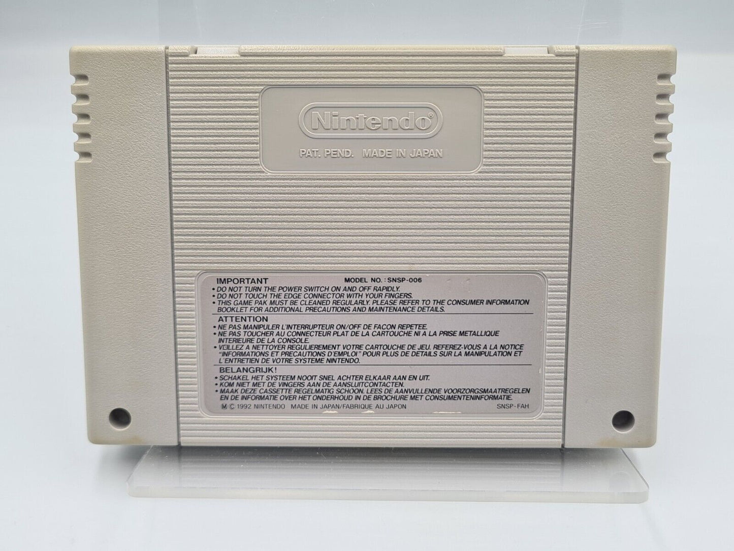 SNES Super Nintendo Super Street Fighter II Modul FAH - T-Retro-Games