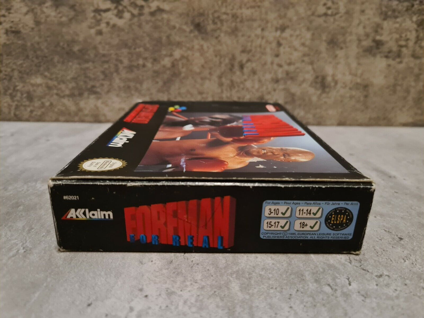 SNES Super Nintendo Foreman For Real mit OVP und Anleitung EUR - T-Retro-Games