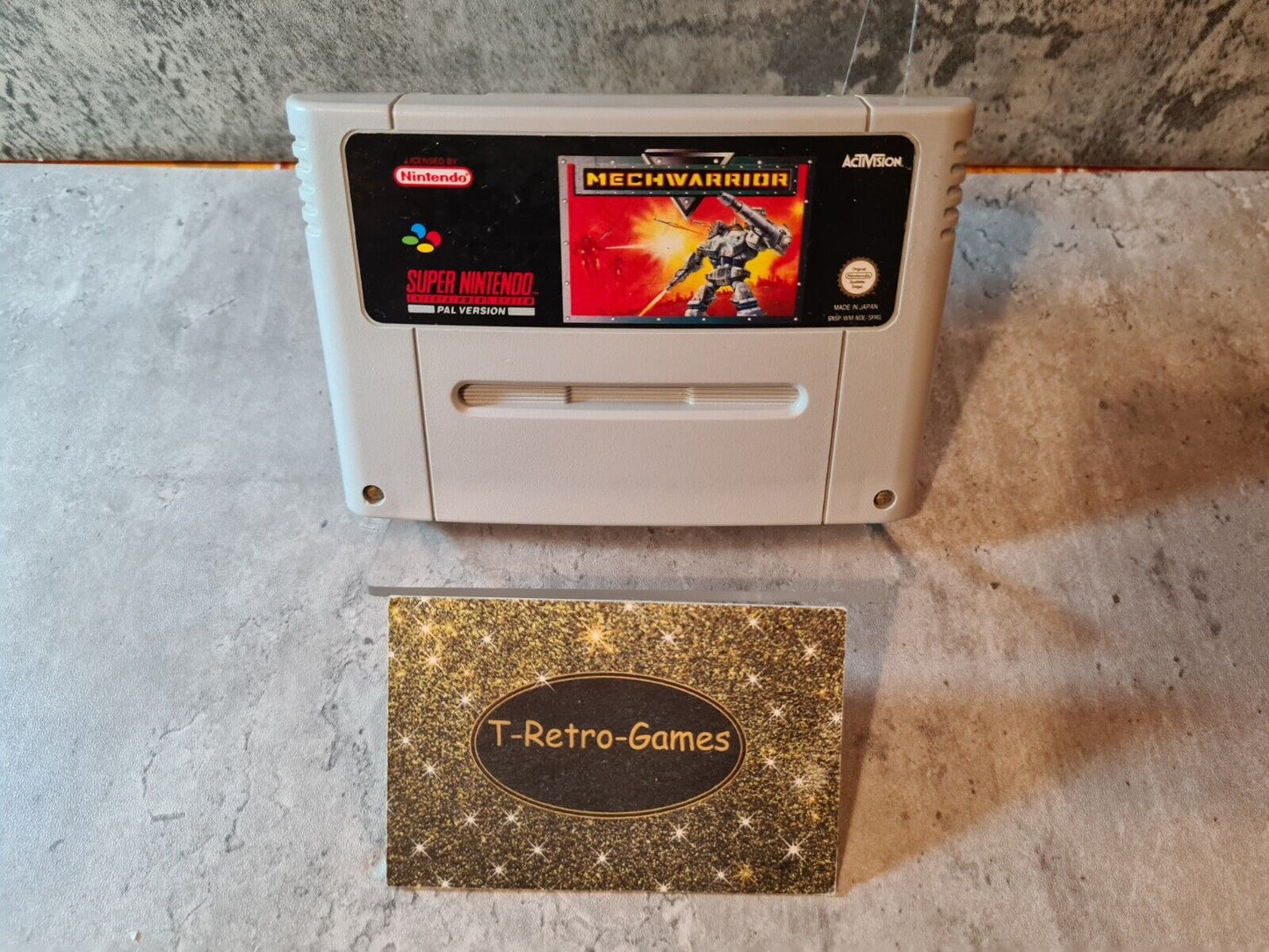 SNES Super Nintendo Mechwarrior Modul NOE / SFRG - T-Retro-Games