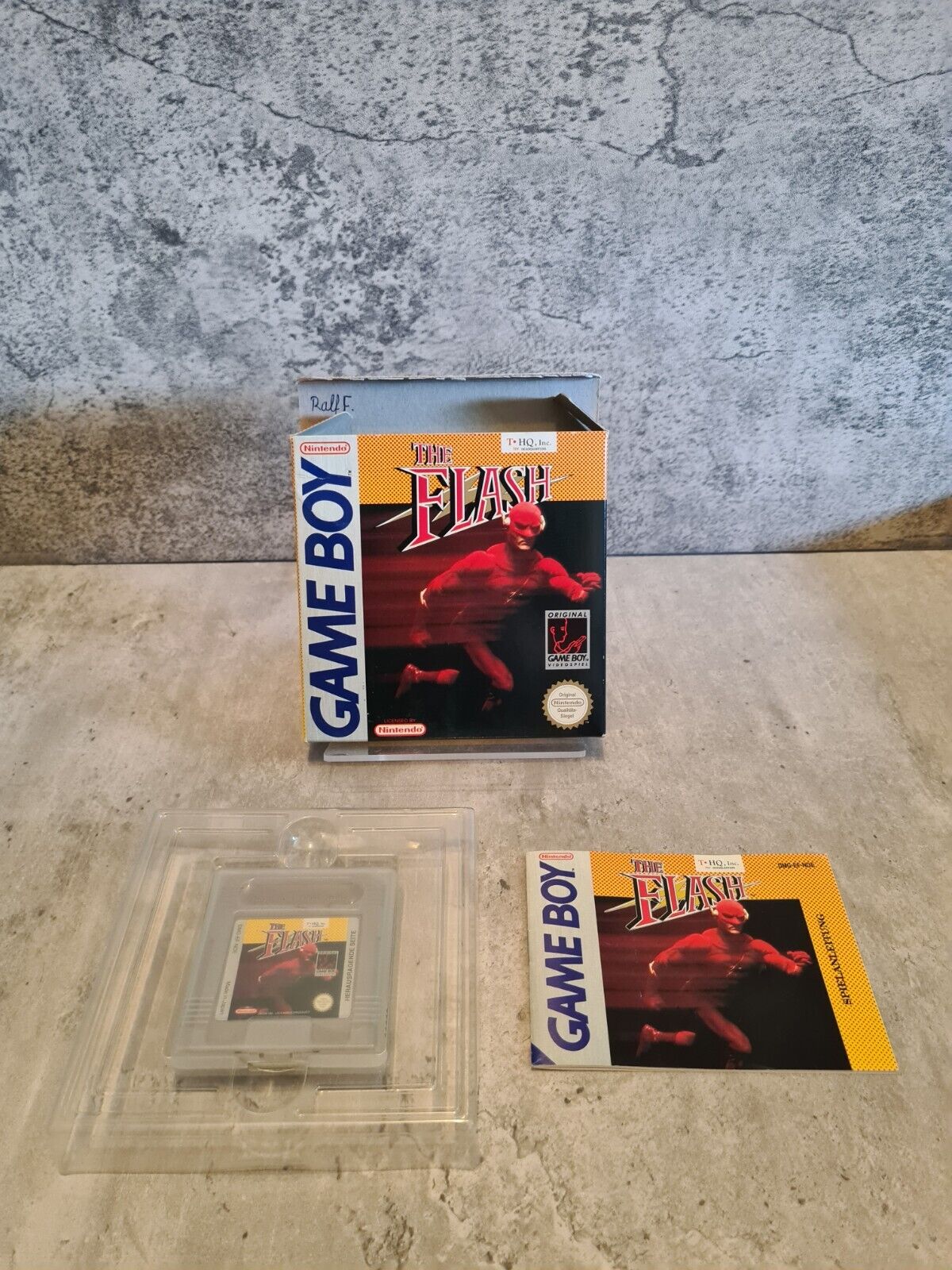 Game Boy Classic The Flash mit OVP und Anleitung NOE
