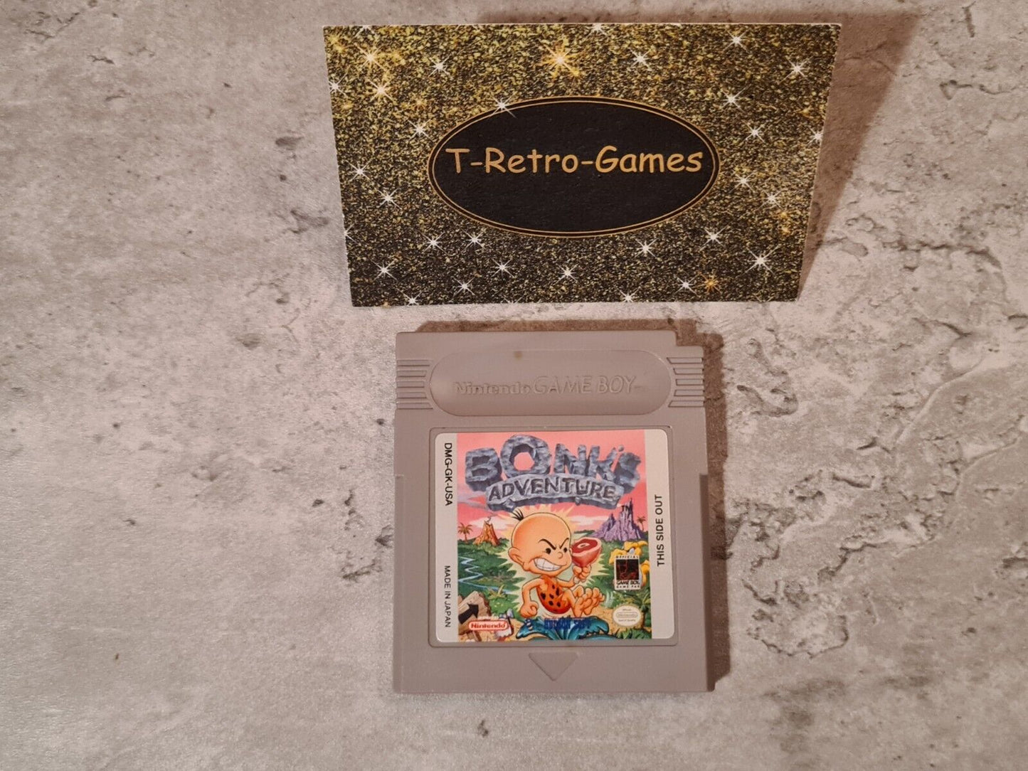 Nintendo Game Boy Classic Spiel Bonk's Adventure Modul USA - T-Retro-Games