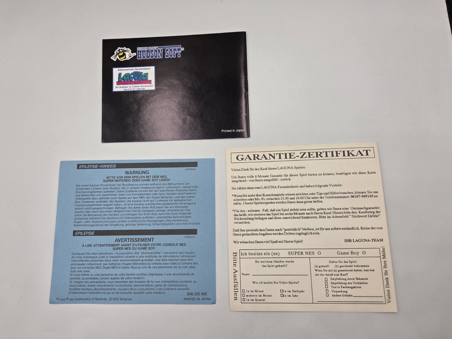 Nintendo Game Boy Classic Spiel Adventure Island II mit OVP und Anleitung NOE