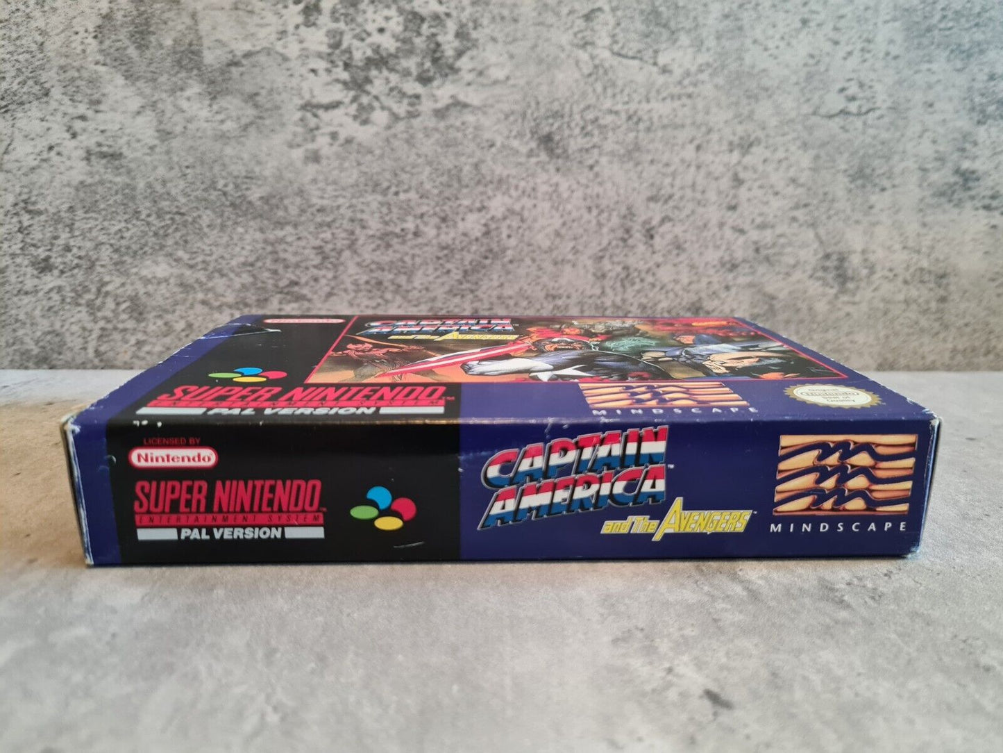 SNES Super Nintendo Captain America and The Avengers mit OVP und Anleitung EUR - T-Retro-Games