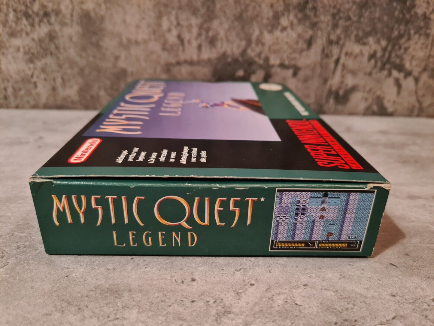 SNES Super Nintendo Mystic Quest Legend mit OVP und Anleitung + Poster HOL - T-Retro-Games