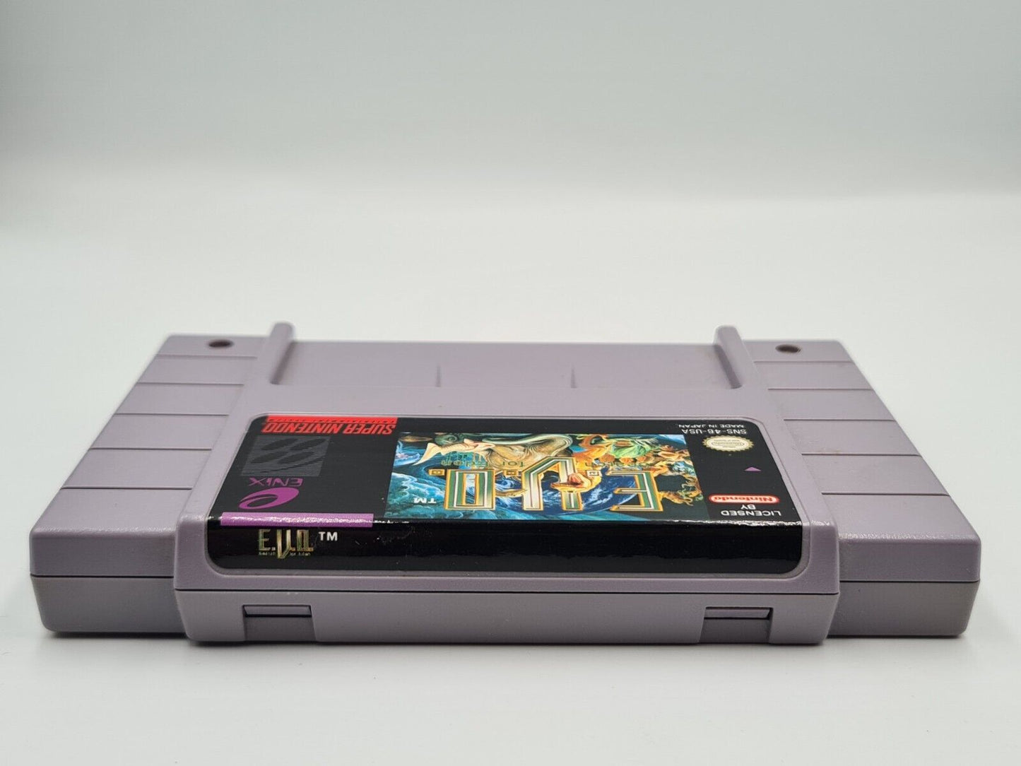 SNES Super Nintendo E.V.O. Search for Eden mit OVP und Anleitung NTSC-USA - T-Retro-Games