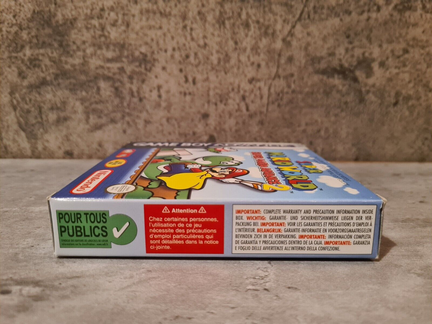 Nintendo Gameboy Advance Super Mario World Advance + OVP und Anleitung EUR - T-Retro-Games