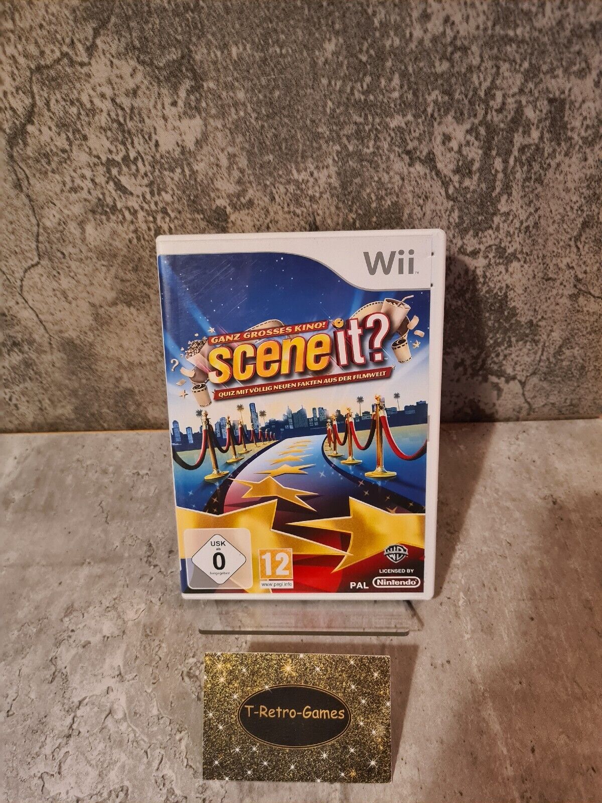 Nintendo Wii Spiel Ganz großes Kino! Scene it? mit OVP und Anleitung NOE - T-Retro-Games