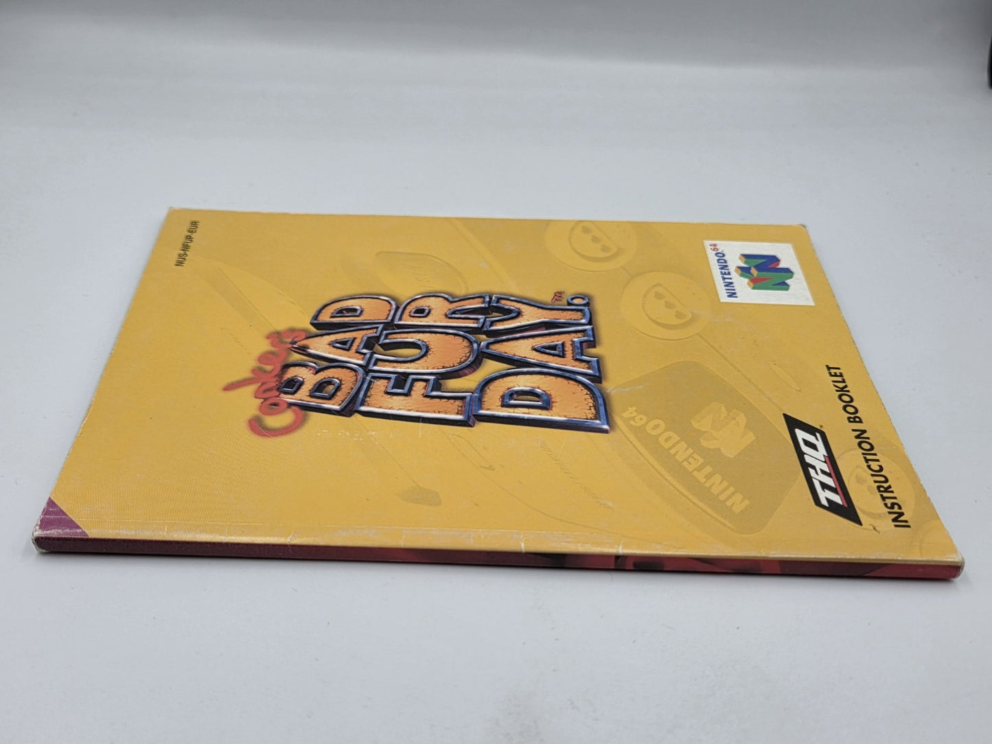 N64 Nintendo 64 Conker's Bad Fur Day Instruction Booklet EUR