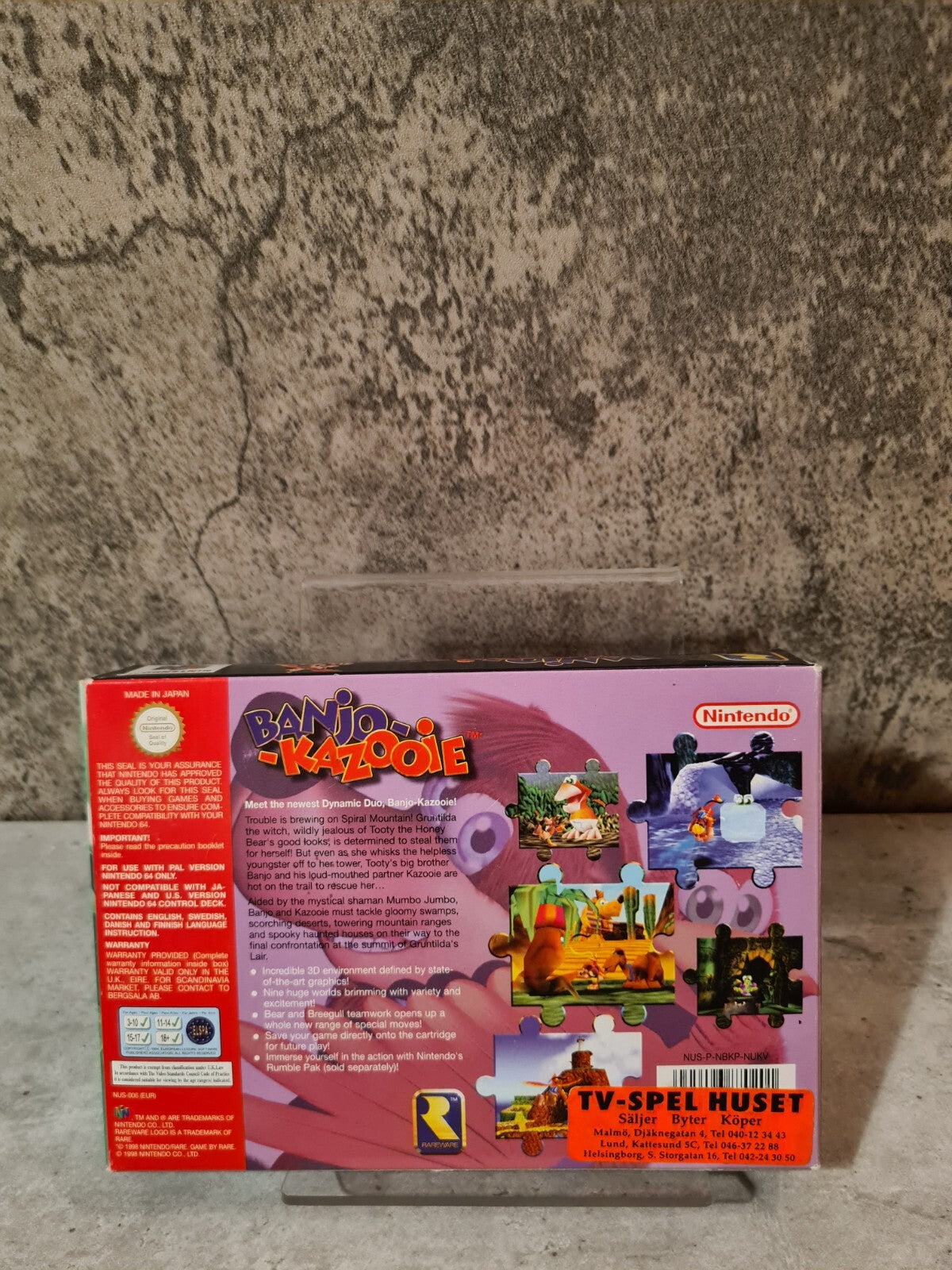 N64 Nintendo 64 Banjo Kazooie mit OVP und Anleitung NUKV