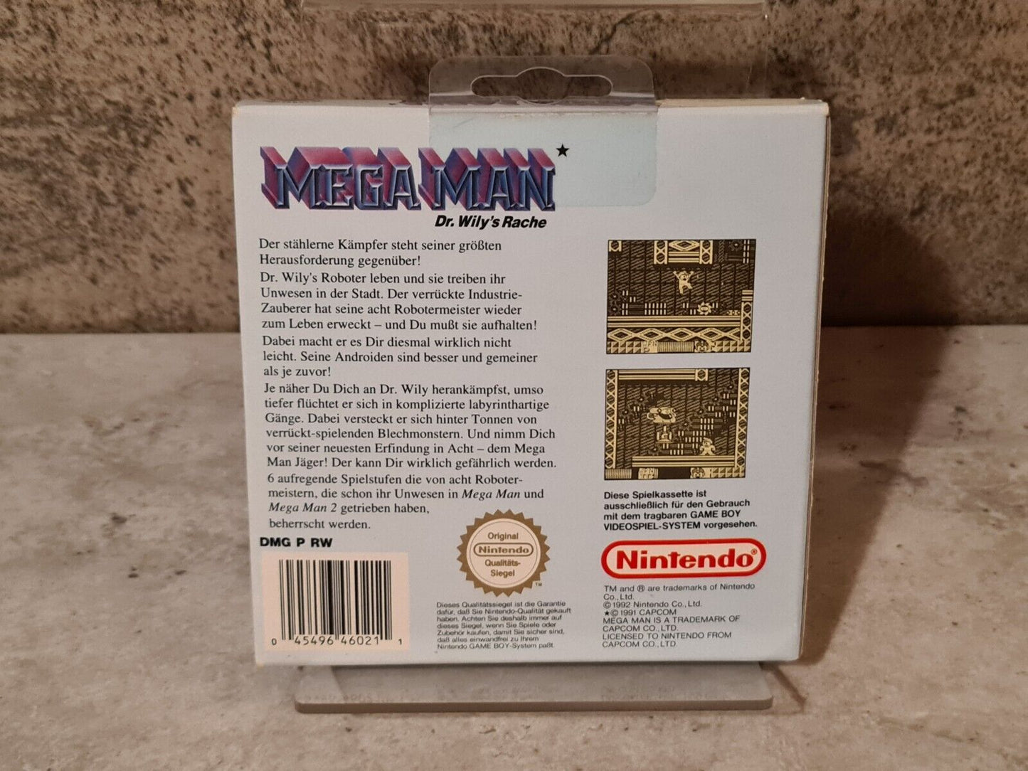 Nintendo Game Boy Mega Man Dr. Wily's Rache mit OVP und Anleitung NOE - T-Retro-Games