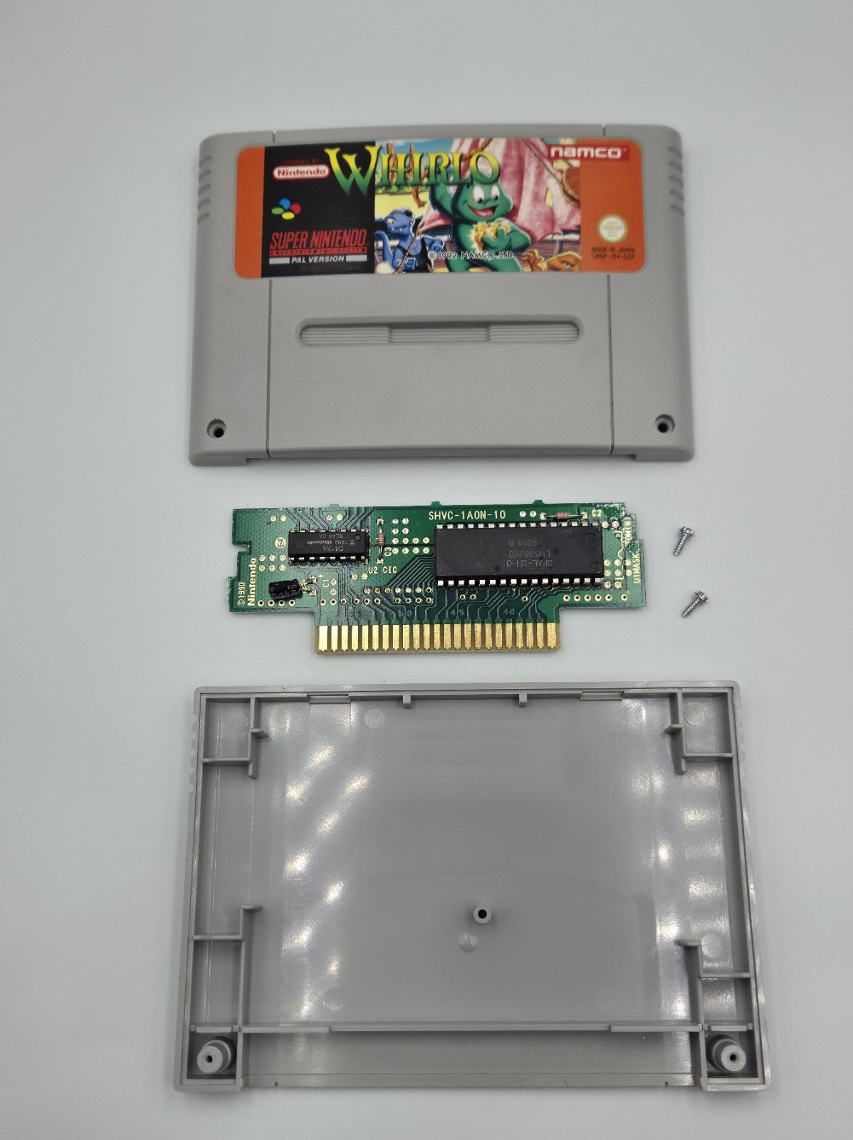 SNES Super Nintendo Whirlo mit OVP und Anleitung ESP